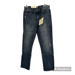 DL1961 Boys 18 Brady Slim Straight Jeans Playhouse Stretch Denim Dark Wash